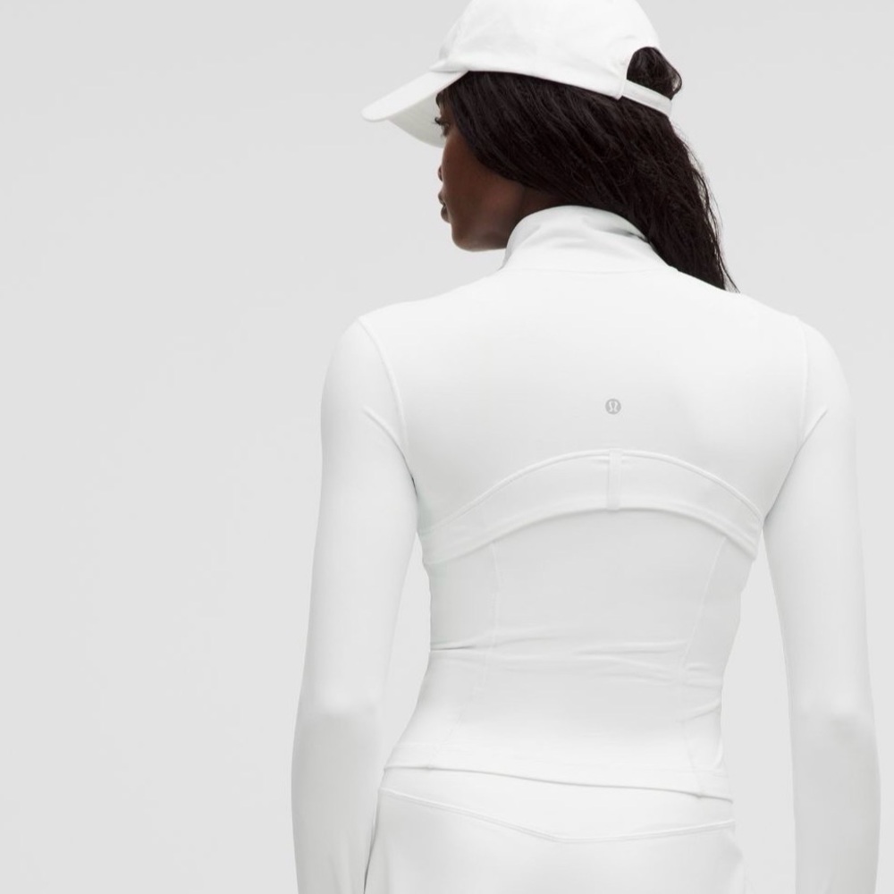 Lululemon cropped white define size 12, brand new with tags!